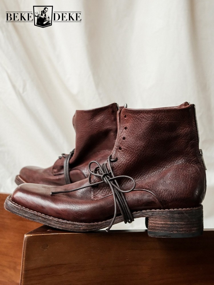 Crossfit Male - Botas Retro de Moda para Hombre