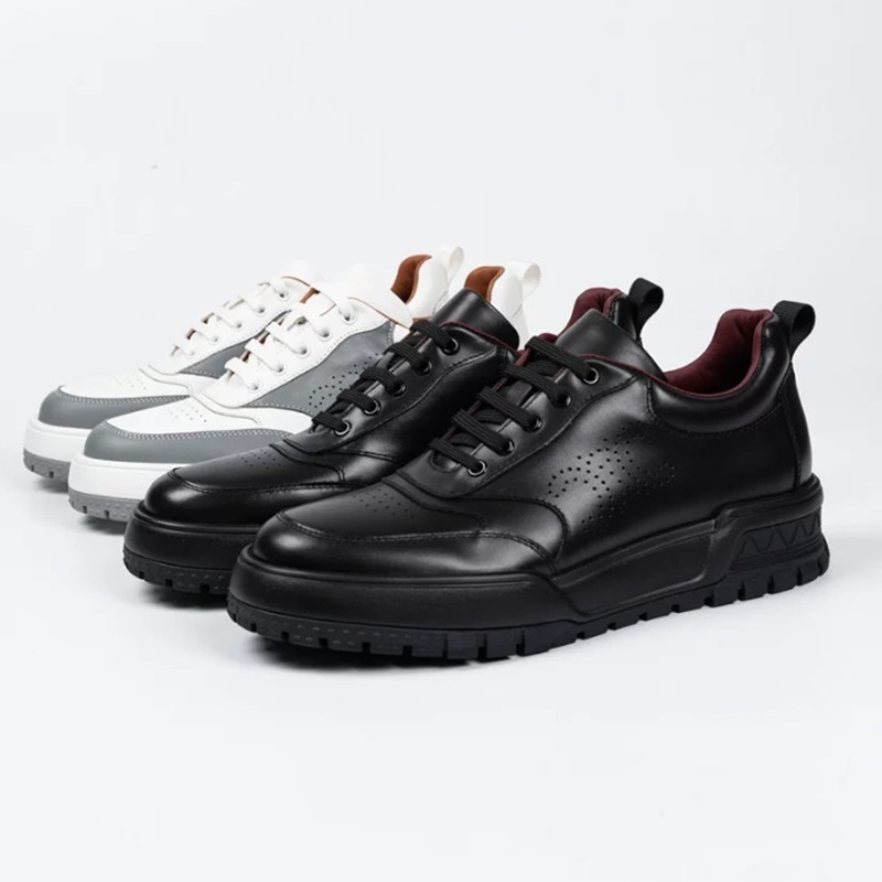 Crossfit G - Zapatos informales con cordones de piel