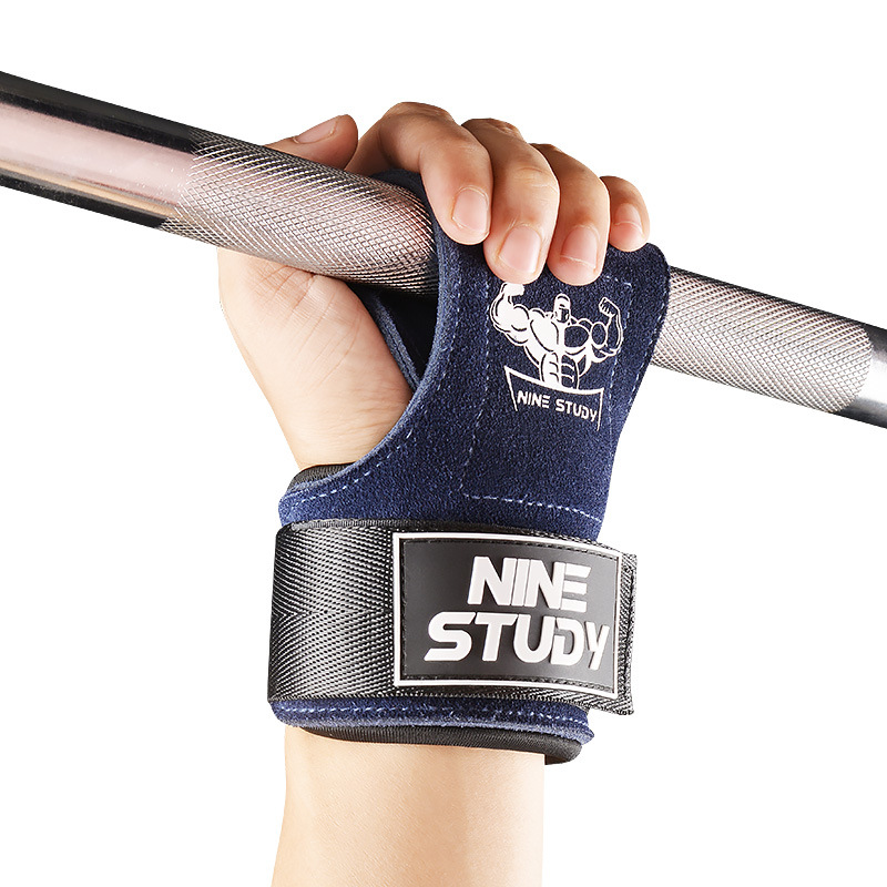 Crossfit G - Guantes de cuero para gimnasio, almohadillas