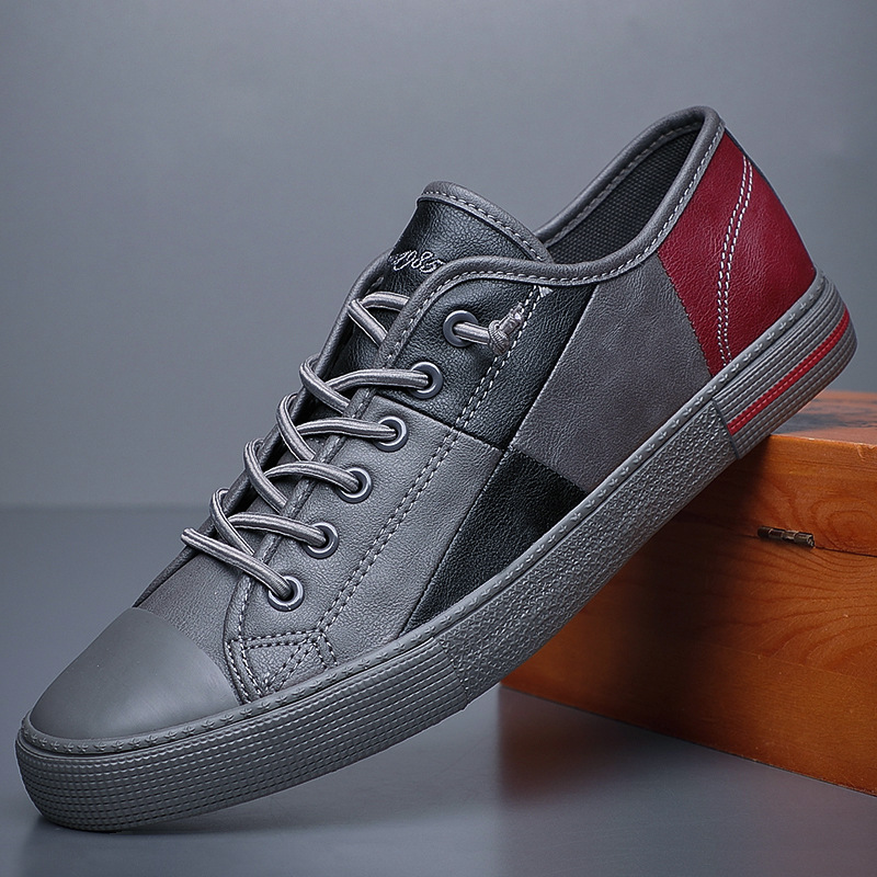 Crossfit Male - Mocasines de cuero para hombre, zapatos